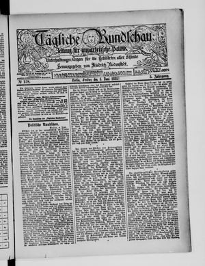 Tägliche Rundschau on Jun 5, 1885