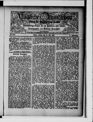 Tägliche Rundschau on Jul 10, 1885