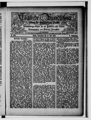 Tägliche Rundschau on Jul 18, 1885