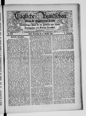 Tägliche Rundschau vom 10.12.1885