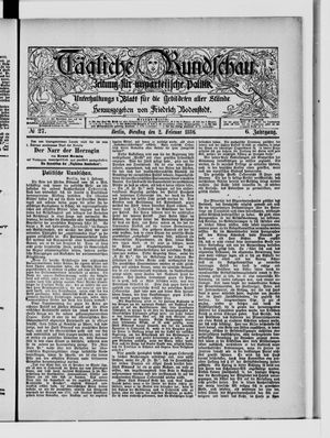 Tägliche Rundschau on Feb 2, 1886