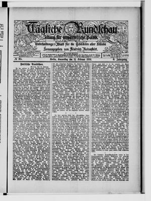 Tägliche Rundschau vom 11.02.1886