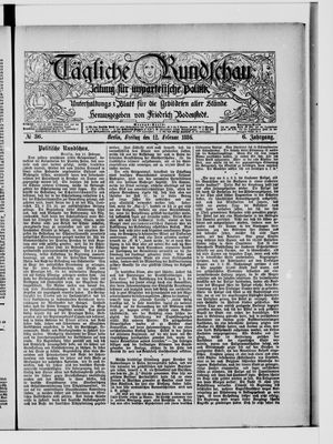 Tägliche Rundschau vom 12.02.1886