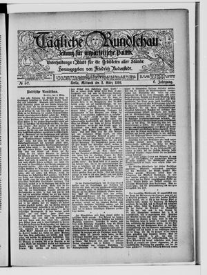 Tägliche Rundschau on Mar 3, 1886
