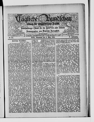 Tägliche Rundschau on Mar 6, 1886