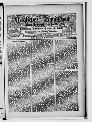Tägliche Rundschau on Mar 9, 1886