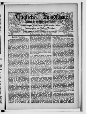 Tägliche Rundschau on Mar 11, 1886