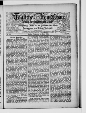 Tägliche Rundschau on Mar 12, 1886