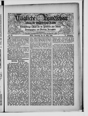 Tägliche Rundschau vom 18.03.1886