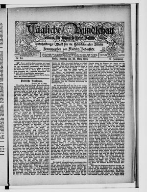 Tägliche Rundschau on Mar 28, 1886