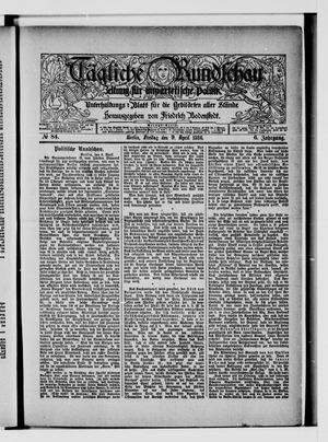 Tägliche Rundschau vom 09.04.1886