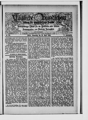 Tägliche Rundschau vom 29.04.1886