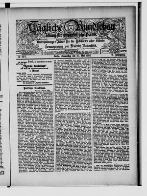 Tägliche Rundschau vom 27.05.1886