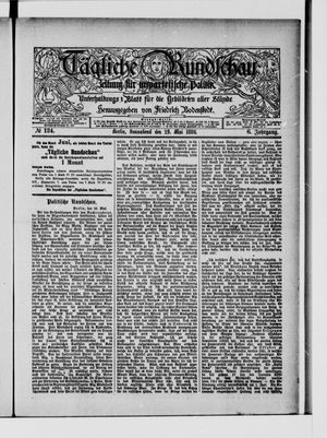 Tägliche Rundschau on May 29, 1886