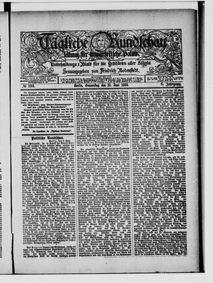 Tägliche Rundschau on Jun 10, 1886