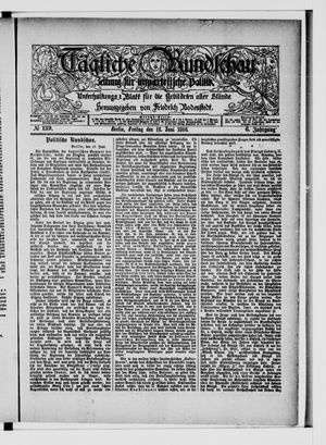 Tägliche Rundschau on Jun 18, 1886