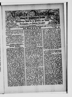 Tägliche Rundschau on Jun 23, 1886