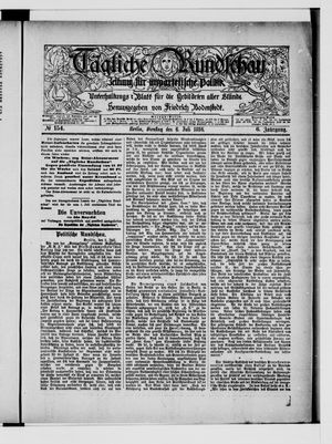 Tägliche Rundschau on Jul 6, 1886