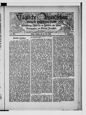 Tägliche Rundschau vom 13.07.1886