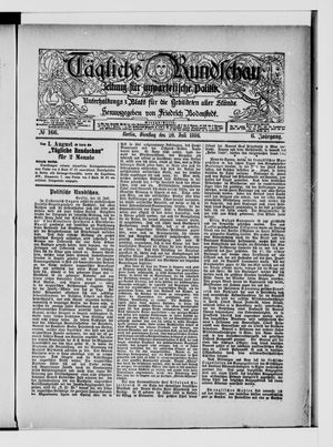 Tägliche Rundschau vom 20.07.1886