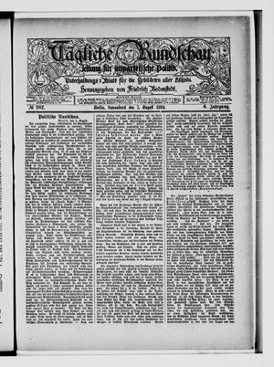 Tägliche Rundschau vom 07.08.1886