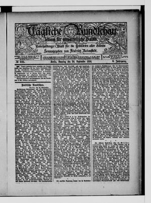 Tägliche Rundschau vom 26.09.1886