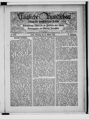 Tägliche Rundschau vom 14.10.1886
