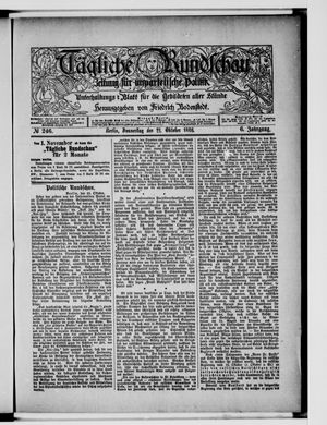 Tägliche Rundschau vom 21.10.1886