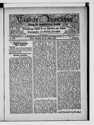 Tägliche Rundschau vom 23.10.1886