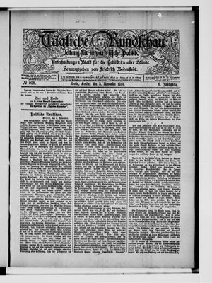 Tägliche Rundschau vom 05.11.1886