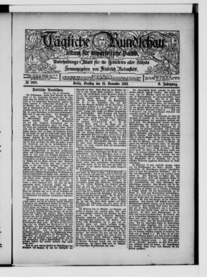 Tägliche Rundschau vom 16.11.1886