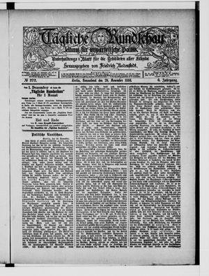 Tägliche Rundschau vom 20.11.1886