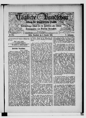 Tägliche Rundschau vom 04.12.1886