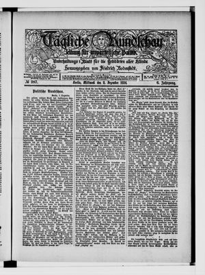 Tägliche Rundschau vom 08.12.1886