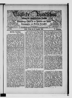 Tägliche Rundschau vom 10.12.1886