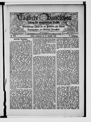 Tägliche Rundschau on Dec 11, 1886