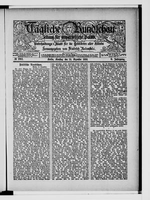 Tägliche Rundschau vom 14.12.1886