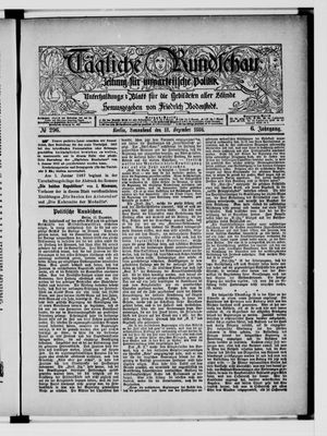Tägliche Rundschau vom 18.12.1886