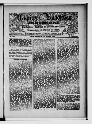 Tägliche Rundschau vom 28.12.1886