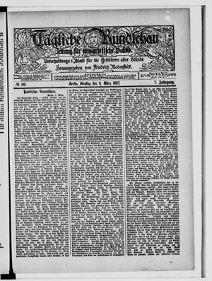 Tägliche Rundschau on Mar 8, 1887