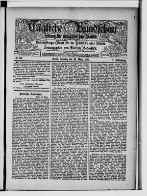 Tägliche Rundschau vom 20.03.1887