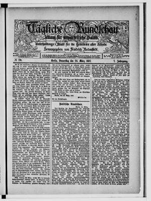 Tägliche Rundschau on Mar 24, 1887