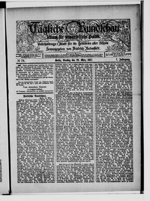 Tägliche Rundschau on Mar 29, 1887