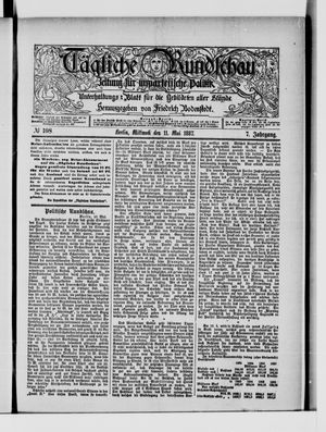 Tägliche Rundschau on May 11, 1887