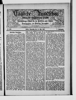 Tägliche Rundschau on May 12, 1887
