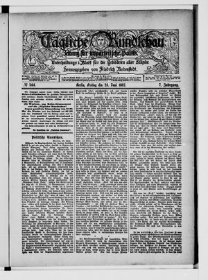 Tägliche Rundschau on Jun 24, 1887