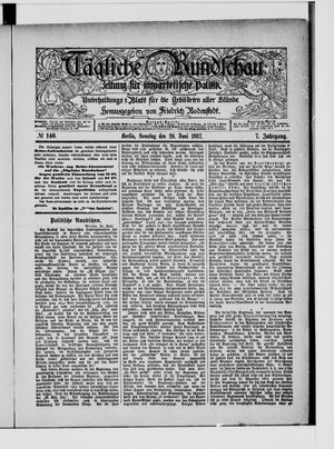 Tägliche Rundschau vom 26.06.1887