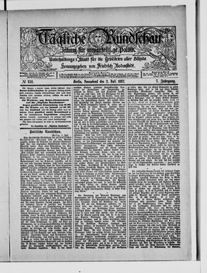 Tägliche Rundschau vom 02.07.1887
