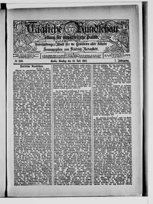 Tägliche Rundschau on Jul 12, 1887
