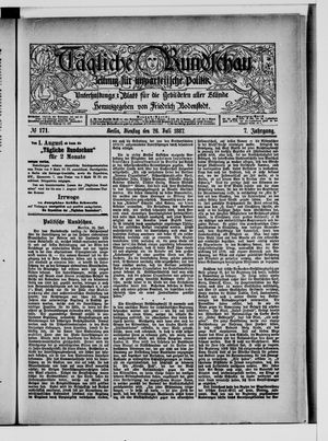 Tägliche Rundschau on Jul 26, 1887